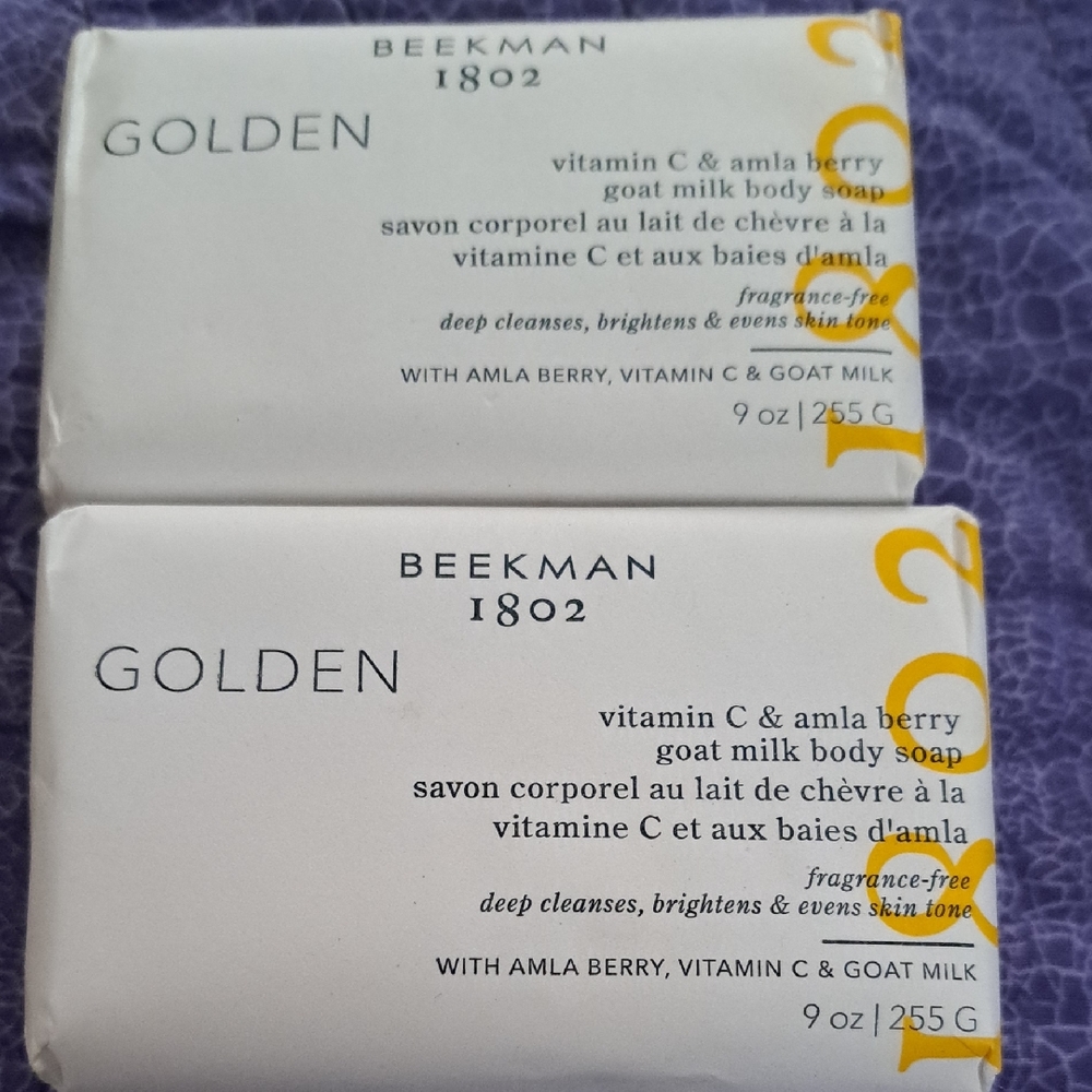 Beekman 1802 Golden Soap with Vitamin C Set Of 2